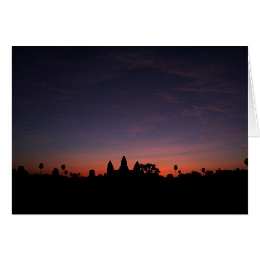 Angkor Wat at Sunrise (card) Cards (Front Horizontal)