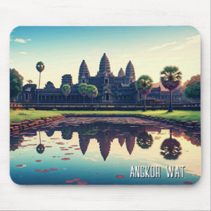 Angkor Wat Cambodia at Dawn Mouse Pad