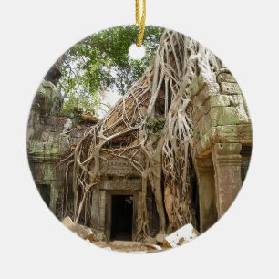 Angkor Wat Cambodia Ceramic Ornament