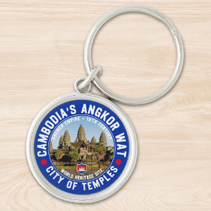 Angkor Wat Cambodia - City of the Temples Keychain