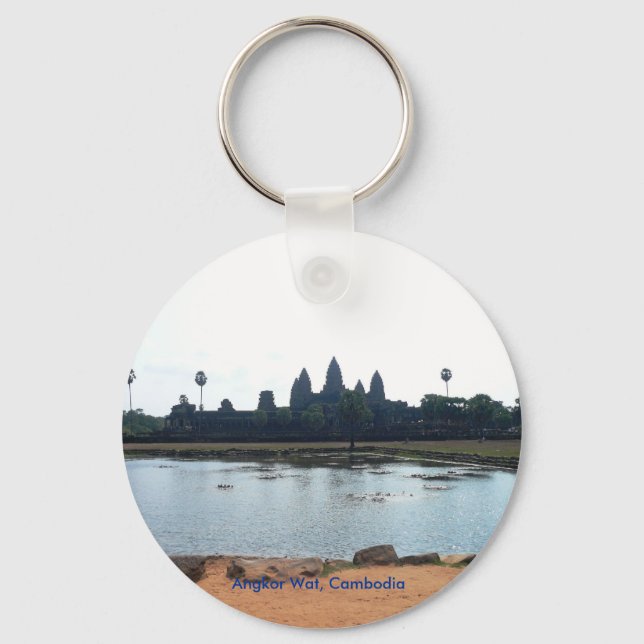 Angkor Wat, Cambodia Keychain (Front)