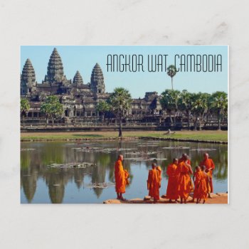 Angkor Wat Cambodia Postcard by BradHines at Zazzle