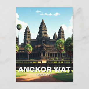 Angkor Wat Cambodia Postcard