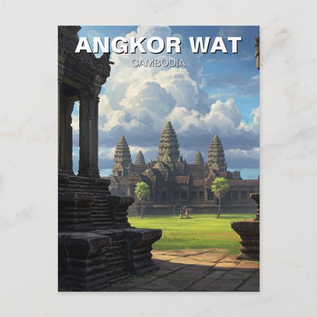 Angkor Wat Cambodia  Postcard (Front)