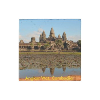 Angkor Wat Cambodia Stone Magnet by xsmimpx at Zazzle