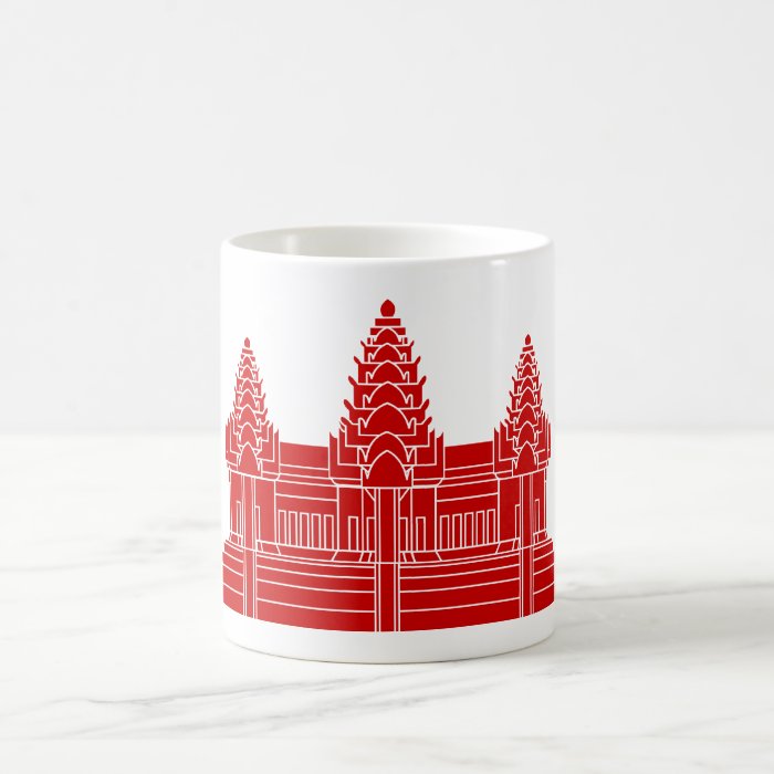 Angkor Wat Cambodian / Khmer Flag Mug