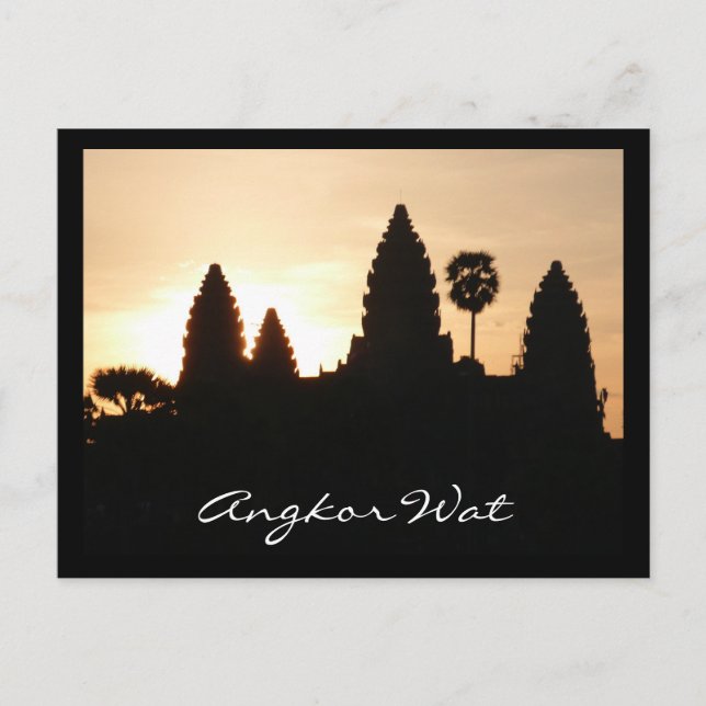 angkor wat sunrise postcard (Front)