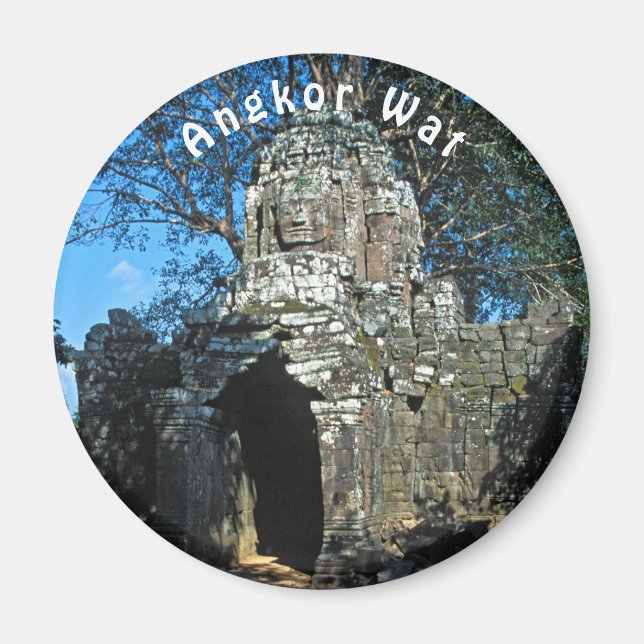 Angkor wat, Ta som temple - Cambodia, Asia Magnet (Front)