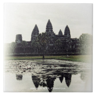 Angkor Wat Temple Cambodia Ceramic Tile