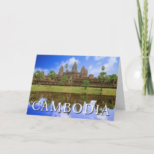 Angkor Wat Temple Kampuchea, Cambodia Thank You