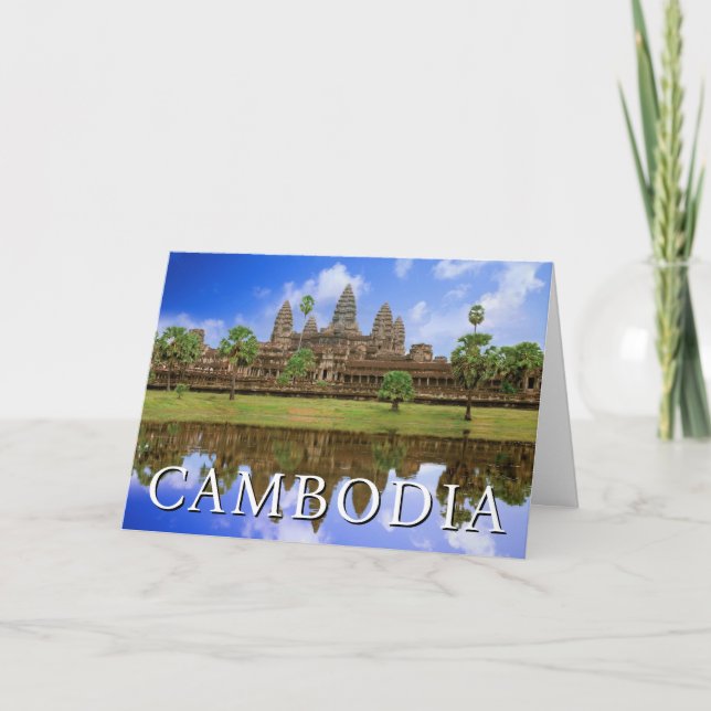 Angkor Wat Temple | Kampuchea, Cambodia Thank You (Front)
