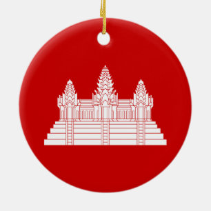 Angkor Wat Ver.2.0. Khmer Temple Ceramic Ornament