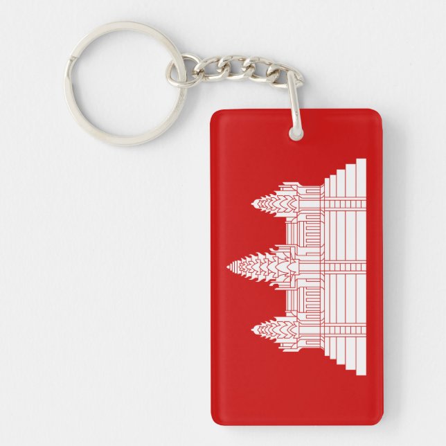 Angkor Wat Ver.2.0. Khmer Temple Keychain (Front)