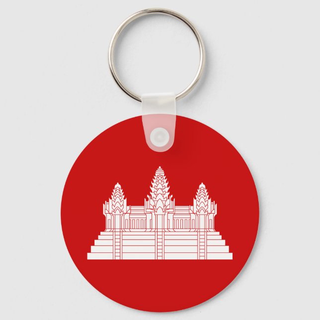 Angkor Wat Ver.2.0. Khmer Temple Keychain (Front)