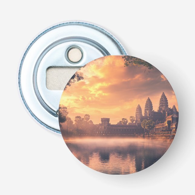 Angkor Wat watercolor Bottle Opener (Front)