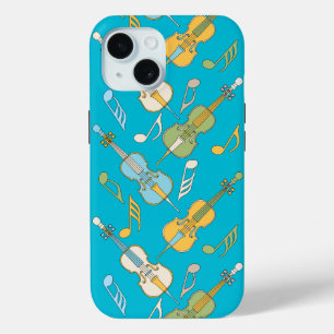 Angled Cellos and Music Notes iPhone / iPad case