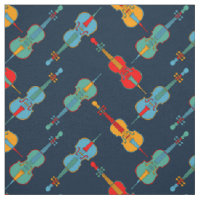 Angled Cellos Fabric
