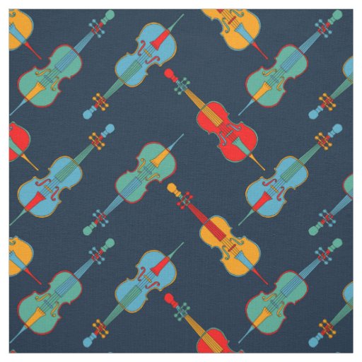 Angled Cellos Fabric