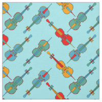 Angled Cellos Fabric