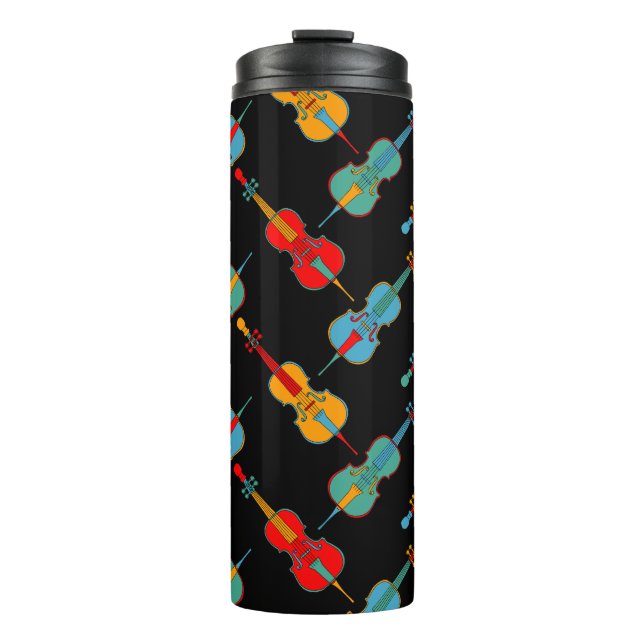  Angled Cellos Thermal Tumbler (Front)