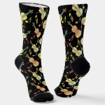 Angled Violins Music Notes Socks 