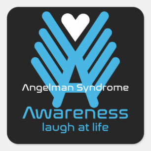 Angleman Syndrome Awareness Square Sticker