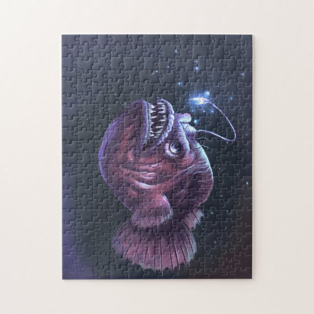 Angler fish jigsaw puzzle (Vertical)