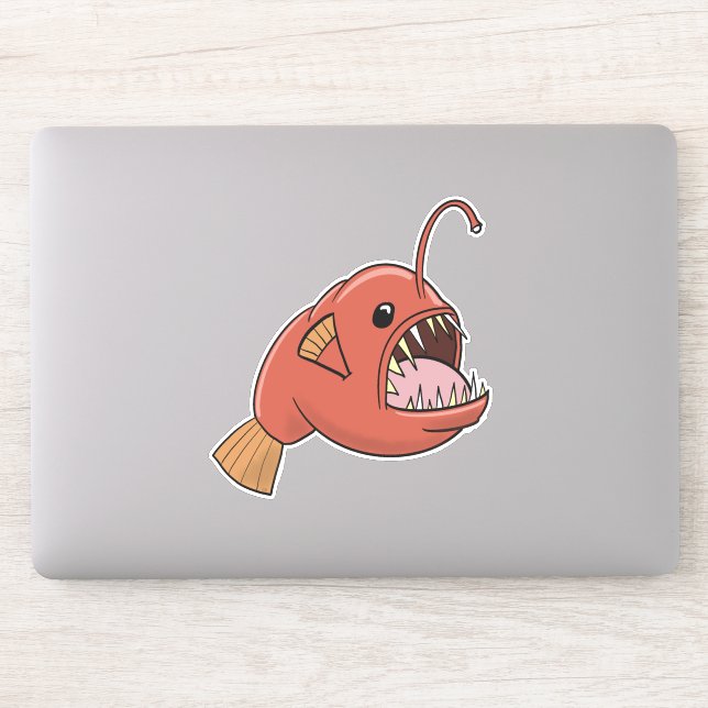 Angler Fish Sticker (Computer)