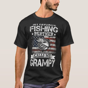 Angler I My Favorite Fishing Partner Calls Me Gram T-Shirt
