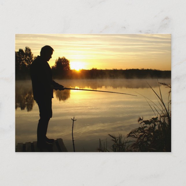 Angler morning postcard (Front)
