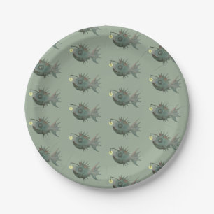 angler paper plates