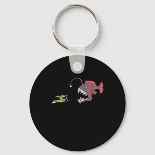 Anglerfisch Ungeheuer der Meere Keychain