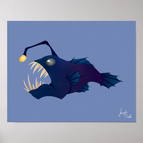 Anglerfish 11x14 Poster