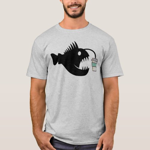 Anglerfish coffee T_Shirt