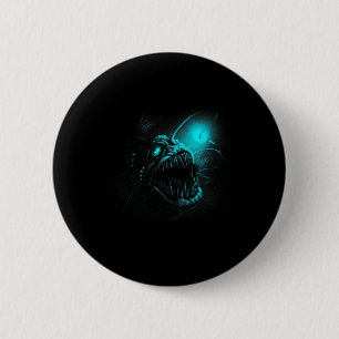 Anglerfish Deep Sea Creatures Angler Fish Ocean Se Button