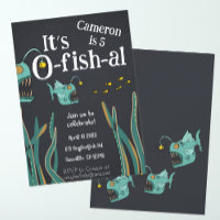 Anglerfish Deep Sea Ocean Birthday