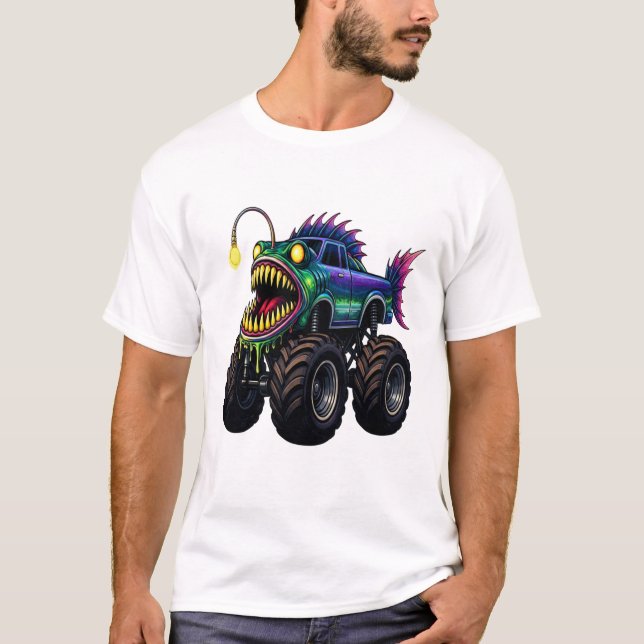 Anglerfish Monster Truck T-Shirt (Front)