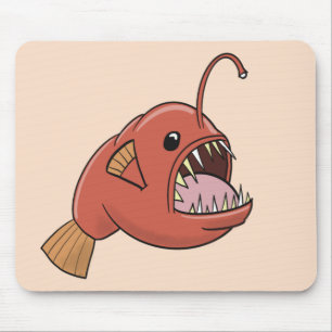 Anglerfish Mouse Pad