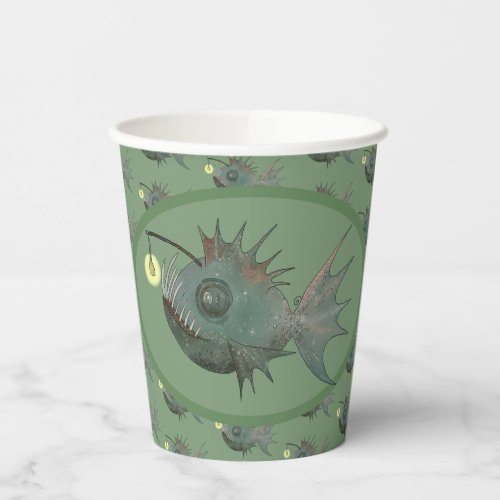 anglerfish paper cups