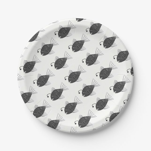 Anglerfish Paper Plates (Front)