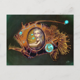 "Anglerfish Submarine" Postcard