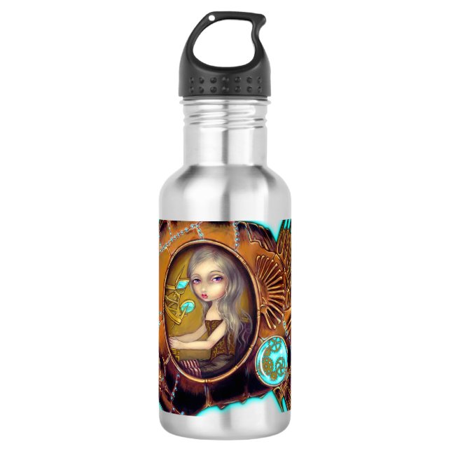 "Anglerfish Submarine" Water Bottle (Front)