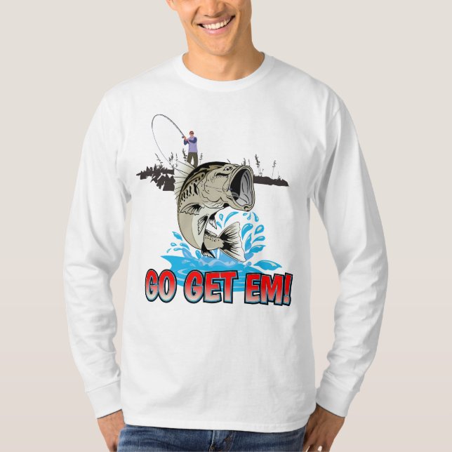 Anglers Fishing | Go Get Em! T-Shirt (Front)
