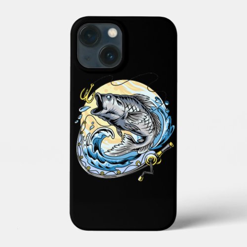 anglers_fishing_great_salmon_great_sea_bass iPhone 13 mini case