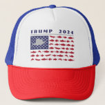 Anglers For Trump 2024 Trucker Hat