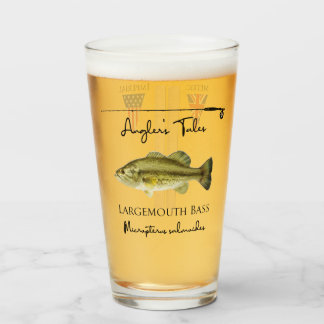 Angler's Tales Pint Glass - Largemouth Bass