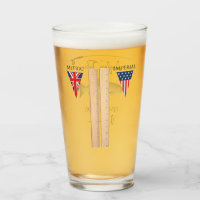 Fly Fishing Pint Glasses Craft Beer Glasses With Fly Fishing Flies