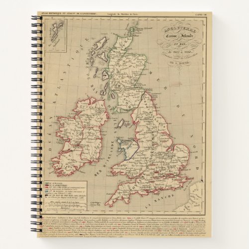 Angleterre Ecosse Irlande et Man 1100 a 1280 Notebook