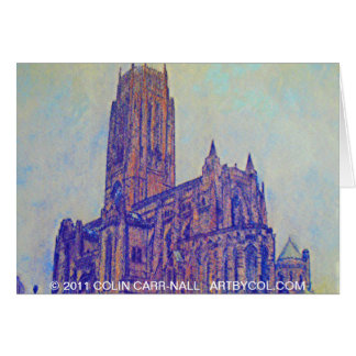 Anglican Cathedral Liverpool by Colin Carr-Nall Cards