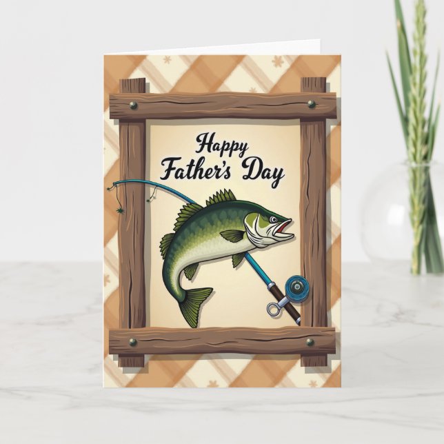 Angling Adventure Fathers Day Card (Front)